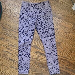 ZYIA Women’s Lavender Leopard Leggings